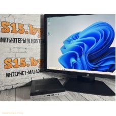 Персональный компьютер  Б/У  для ПВЗ Пунктов выдачи заказов OZON, Wildberries USFF HP EliteDesk 705 G4 /R3 PRO -2200G/8GB DDR4/250 HDD + Монитор